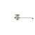 Component Hardware D50-4150 3" Sink Opening Nickel Plated Cast Bronze Body Encore Twist Handle Waste Outlet