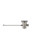 Component Hardware D50-4150 3" Sink Opening Nickel Plated Cast Bronze Body Encore Twist Handle Waste Outlet