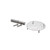 Component Hardware D10-X013-VP-Z 3" Sink Opening Stainless Steel Flat Strainer