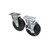 Component Hardware CSTPK-5PSP 5" Dia. Black Polyolefin Plate Caster