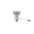 Component Hardware D23-4151 6.5" Sink Opening Nickel Plated Cast Bronze Box Pattern Encore Lever Handle Drain with Overflow Outlet