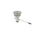Component Hardware D23-4151 6.5" Sink Opening Nickel Plated Cast Bronze Box Pattern Encore Lever Handle Drain with Overflow Outlet