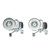 Component Hardware CSTPK-3BTS 3" Dia. Black Polyolefin Wheel Swivel Threaded Stem Caster Pack