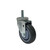 Component Hardware CMT1-4RPB 4" Dia. Gray Polyurethane Stem Caster