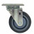 Component Hardware CMP1-4RPB 4" Dia. Gray Polyurethane Plate Caster