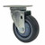 Component Hardware CMP1-4RPB 4" Dia. Gray Polyurethane Plate Caster