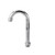 Component Hardware KS11-12-X000 3" Stainless Steel Swivel Encore Spout Assembly