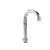 Component Hardware KS11-12-X000 3" Stainless Steel Swivel Encore Spout Assembly