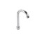 Component Hardware KS11-12-X000 3" Stainless Steel Swivel Encore Spout Assembly