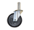 Component Hardware C99-1050 5" Dia. Black Polyolefin Swivel Medium Duty Shelving Caster