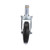 Component Hardware C99-1050 5" Dia. Black Polyolefin Swivel Medium Duty Shelving Caster