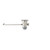 Component Hardware D50-4151 3" Sink Opening Nickel Plated Cast Bronze Body Encore Twist Handle Waste Outlet