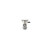 Component Hardware D50-4151 3" Sink Opening Nickel Plated Cast Bronze Body Encore Twist Handle Waste Outlet
