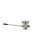 Component Hardware D15-7510 3.5" Sink Opening Stainless Steel Top-Line Universal Lever Handle Waste Outlet