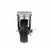 Component Hardware CMP1-5KBN 5" Dia. Black Rubber Plate Caster