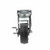 Component Hardware CMP1-5KBN 5" Dia. Black Rubber Plate Caster