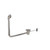 Component Hardware DBN-8015-SP1 3.5" Sink Opening Nickel Plated Bronze Body Encore Universal Rotary Waste Outlet with Reducer and Overflow Assembly