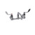Component Hardware KL54-8008-SE4 8" Centers Stainless Steel Compression Wall Mount Encore Faucet