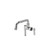 Component Hardware KL55-7010SE1Z 10" Stainless Steel Swing Spout Pre-Rinse Add-On Faucet