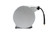 Component Hardware KHR-5635-E 35 Ft. Retractable Hose Enclosed Stainless Steel Gray Powder Coated Encore Pre-Rinse Hose Reel Assembly
