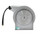 Component Hardware KHR-5635-E 35 Ft. Retractable Hose Enclosed Stainless Steel Gray Powder Coated Encore Pre-Rinse Hose Reel Assembly
