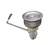 Component Hardware D63-4161 6.5" Sink Opening Nickel Plated Bronze Encore Twist Handle Waste Outlet