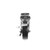 Component Hardware CSTPK-4PSP 4" Dia. Black Polyolefin Plate Caster Pack