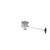 Component Hardware DSS-8000-X 3.5" Sink Opening Stainless Steel Rotary Handle Encore Universal Rotary Waste Outlet