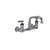 Component Hardware KL54-8106-SE1 8" Centers Stainless Steel Ceramic Wall Mount Encore Faucet