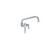 Component Hardware TLL55-7012-SE1Z 12" Horizontal Stainless Steel Swing Spout Top-Line Add-On Faucet