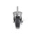 Component Hardware CMT1-3PBB 3" Dia. Blue Polyurethane Wheel Swivel Side Brake Medium Duty Threaded Stem Caster