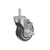 Component Hardware CMT1-3PBB 3" Dia. Blue Polyurethane Wheel Swivel Side Brake Medium Duty Threaded Stem Caster