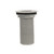 Component Hardware E16-3020-LWD 3.8" L Gray ABS Plastic Sink Drain