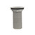 Component Hardware E16-3020-LWD 3.8" L Gray ABS Plastic Sink Drain