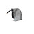 Component Hardware KHR-5635-O 35 Ft. Retractable Hose Open Stainless Steel Gray Powder-Coated Finish Encore Pre-Rinse Hose Reel Assembly