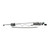 Component Hardware KE19-1100-SB1 3" Chrome Swivel Gooseneck Spout Wall Mount 1.5 GPM Encore Intelli-Flo Electronic Faucet - 100-240 Volts