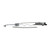 Component Hardware KE19-1100-RB1 3" Chrome Rigid Gooseneck Spout Wall Mount 1.5 GPM Encore Intelli-Flo Electronic Faucet - 100-240 Volts