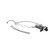 Component Hardware KE19-1100-RB1 3" Chrome Rigid Gooseneck Spout Wall Mount 1.5 GPM Encore Intelli-Flo Electronic Faucet - 100-240 Volts