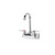 Component Hardware TLL15-4100-SE1Z 4" Centers Stainless Steel Gooseneck Spout Ceramic Wall Mount Top-Line Faucet