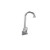 Component Hardware TLL15-4100-SE1Z 4" Centers Stainless Steel Gooseneck Spout Ceramic Wall Mount Top-Line Faucet
