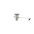 Component Hardware D55-7510-RM 3.5" Sink Opening Stainless Steel Top-Line Universal Twist Handle Waste Outlet with Brass Reducer