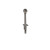 Component Hardware D50-4590 3" Sink Opening Nickel Plated Cast Brass Body Encore Twist Handle Waste Outlet