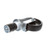 Component Hardware CMS4-5BPN 5" Dia. Black Polyolefin Wheel Swivel Medium Duty Expanding Stem Caster
