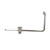 Component Hardware D50-4591 3" Sink Opening Nickel Plated Cast Brass Body Encore Twist Handle Waste Outlet