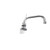 Component Hardware KL45-4006-SE4 4" Centers Stainless Steel Compression Wall Mount Encore Faucet