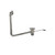 Component Hardware D50-7115 3.5" Sink Opening Nickel Plated Cast Brass Body Encore Twist Handle Waste Outlet