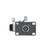 Component Hardware CMP1-4BBN 4" Dia. Black Polyolefin Plate Caster