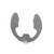 Component Hardware D50-X005 Stainless Steel E-Ring Twist Handle