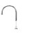 Component Hardware KL74-9001 8.5" Stainless Steel Gooseneck Spout Wall Mount Encore Spout Base