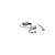 Component Hardware KE19-1102-RB1 6" Chrome Rigid Gooseneck Spout Wall Mount 1.5 GPM Encore Intelli-Flo Electronic Faucet - 100-240 Volts